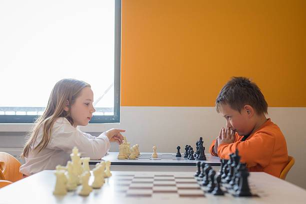 Chess game in progress