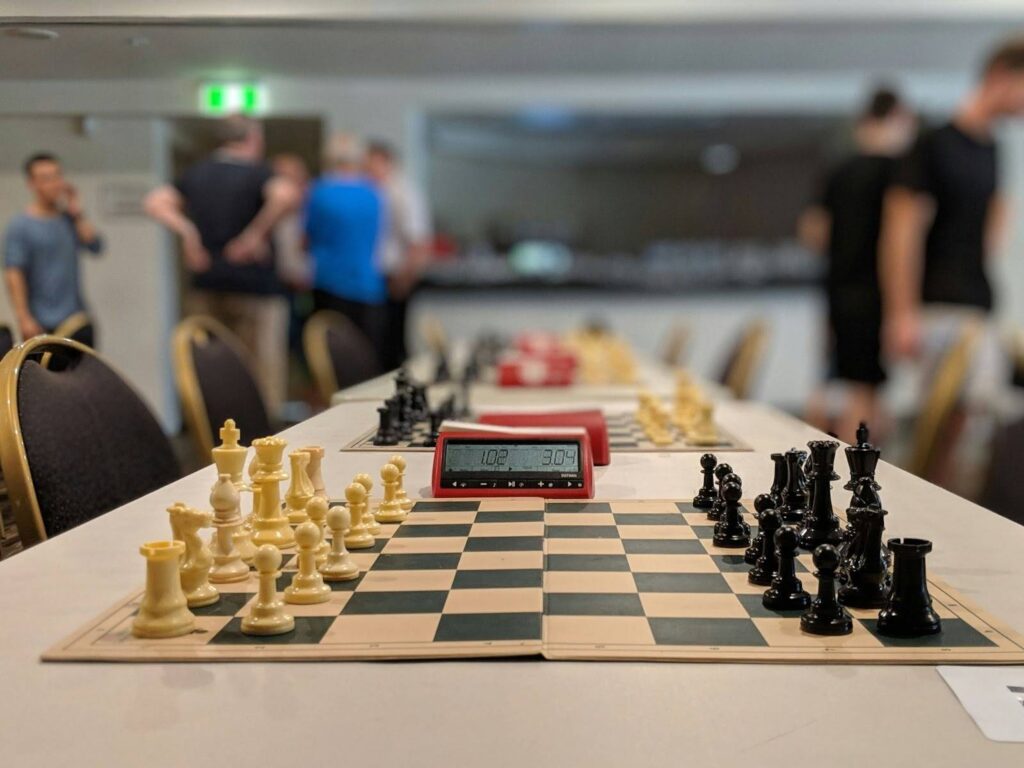 Chess tournament scoresheet
