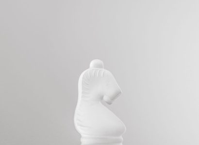 Chess knight piece representing the Stafford Gambit opening