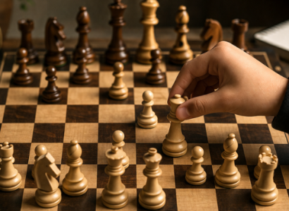 Chess board beginner move